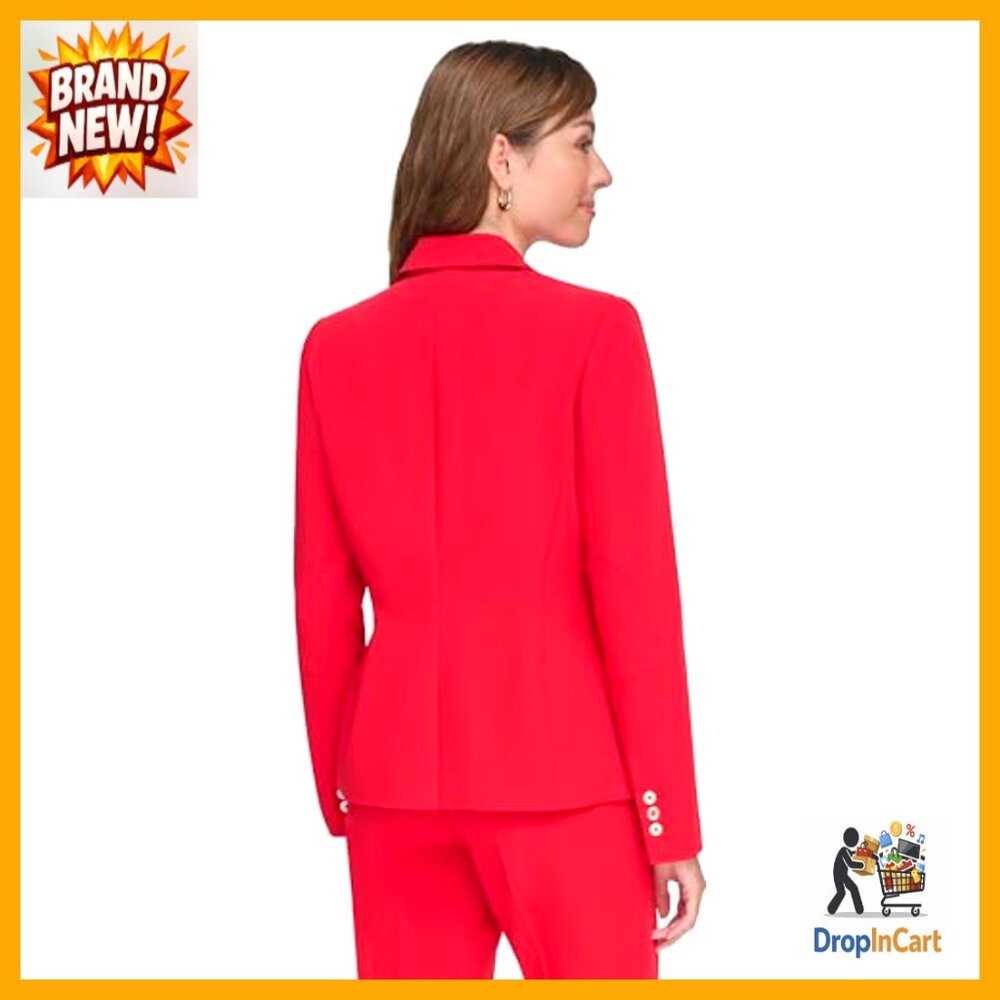 Single Button Blazer Classic Tailored Business Ja… - image 4